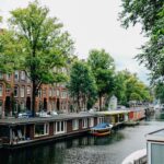 Floating Houseboats in Amsterdam